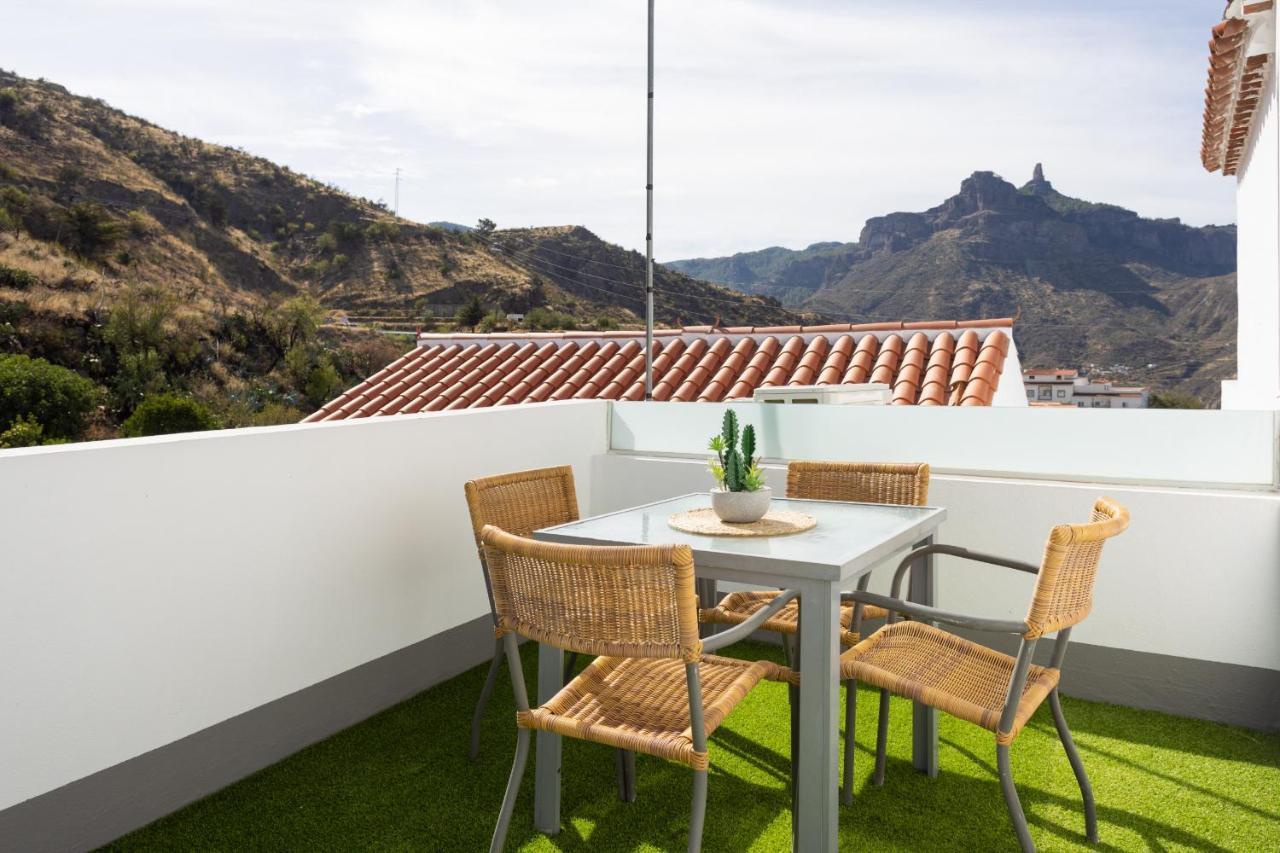 Casa Evaristo With Roque Nublo View Tejeda  Bagian luar foto