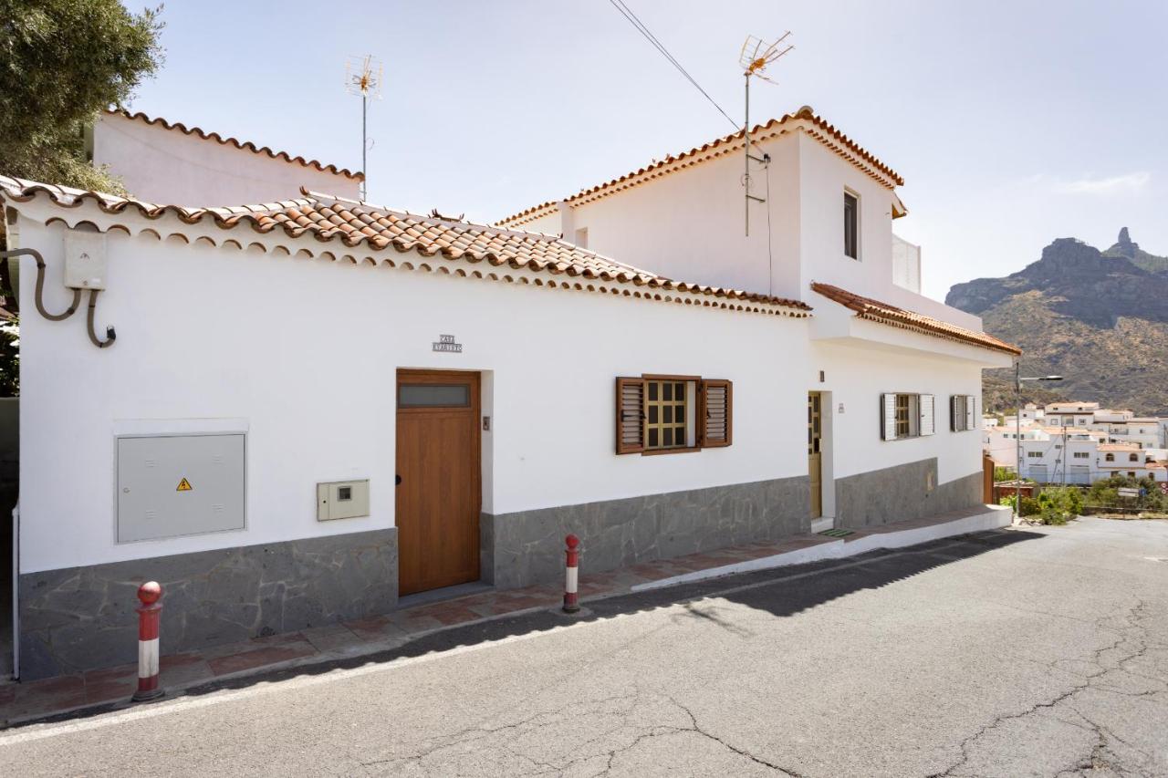 Casa Evaristo With Roque Nublo View Tejeda  Bagian luar foto