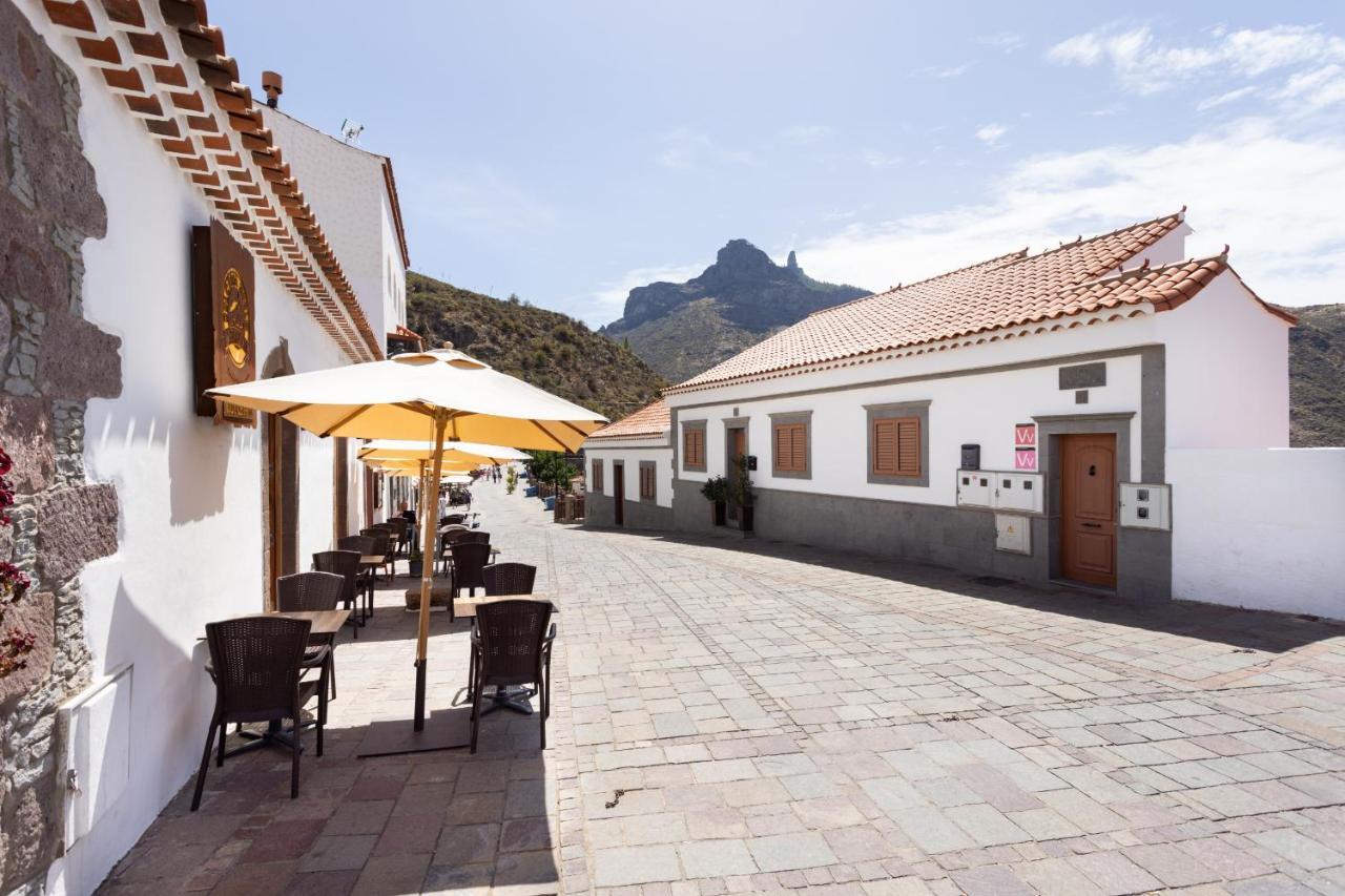 Casa Evaristo With Roque Nublo View Tejeda  Bagian luar foto