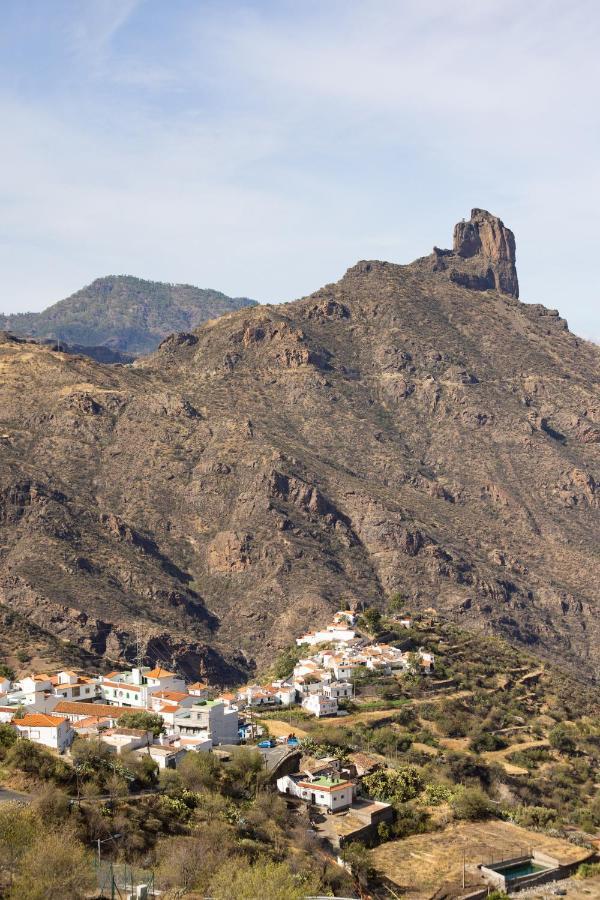Casa Evaristo With Roque Nublo View Tejeda  Bagian luar foto