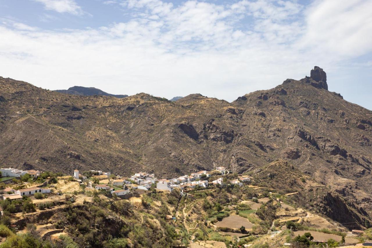 Casa Evaristo With Roque Nublo View Tejeda  Bagian luar foto