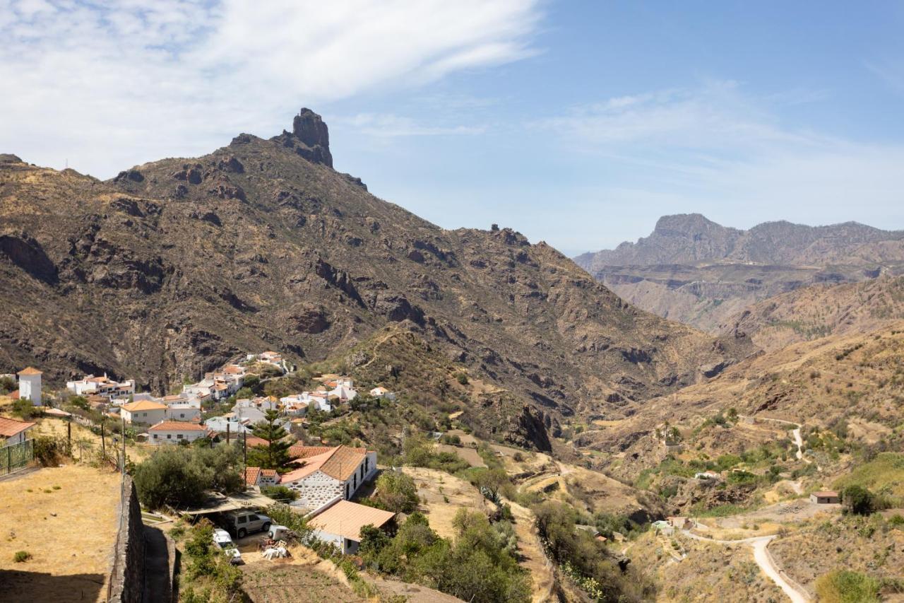 Casa Evaristo With Roque Nublo View Tejeda  Bagian luar foto