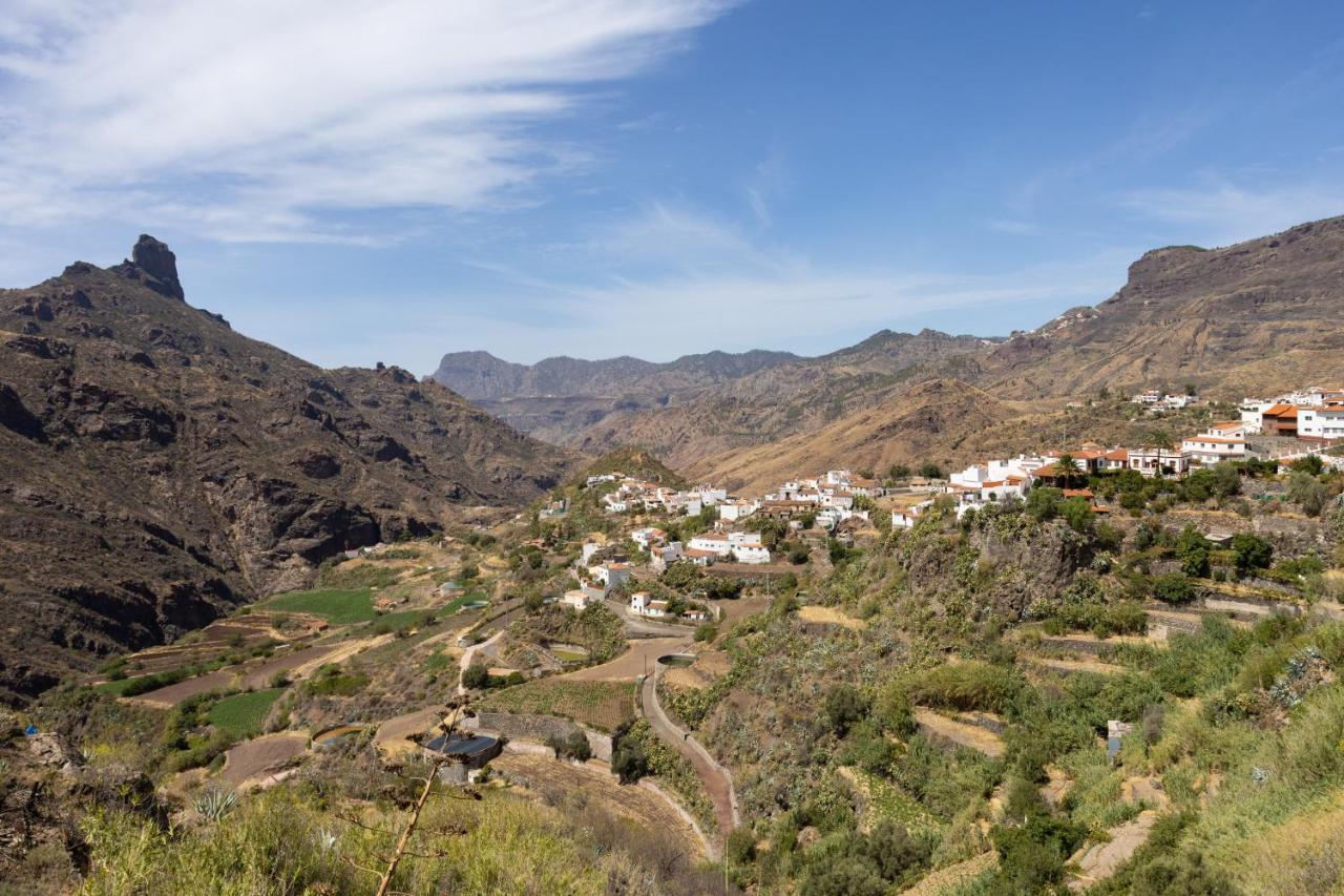 Casa Evaristo With Roque Nublo View Tejeda  Bagian luar foto