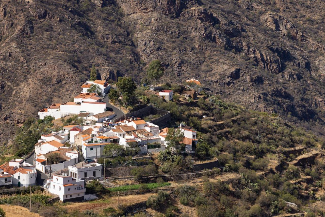 Casa Evaristo With Roque Nublo View Tejeda  Bagian luar foto